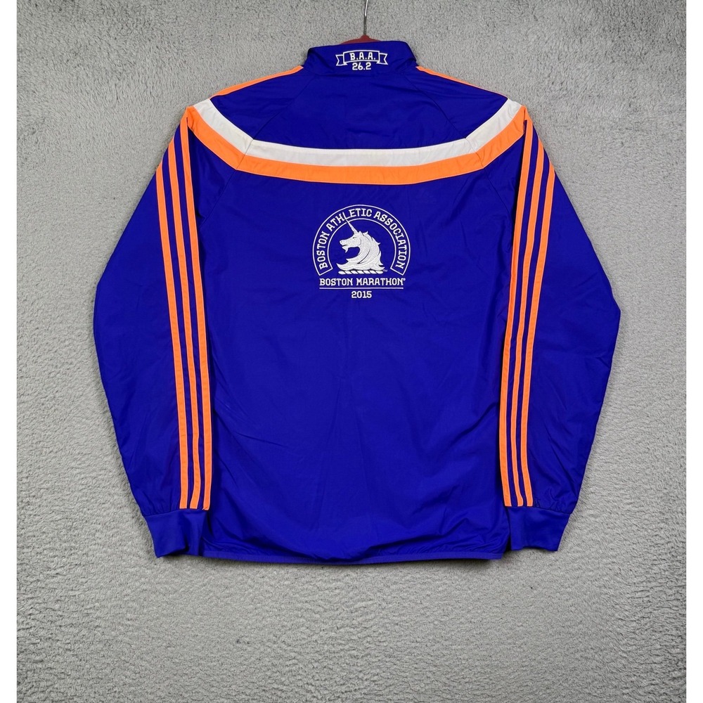 Adidas boston marathon 2015 embroidered windbreaker jacket - Picture 4 of 4